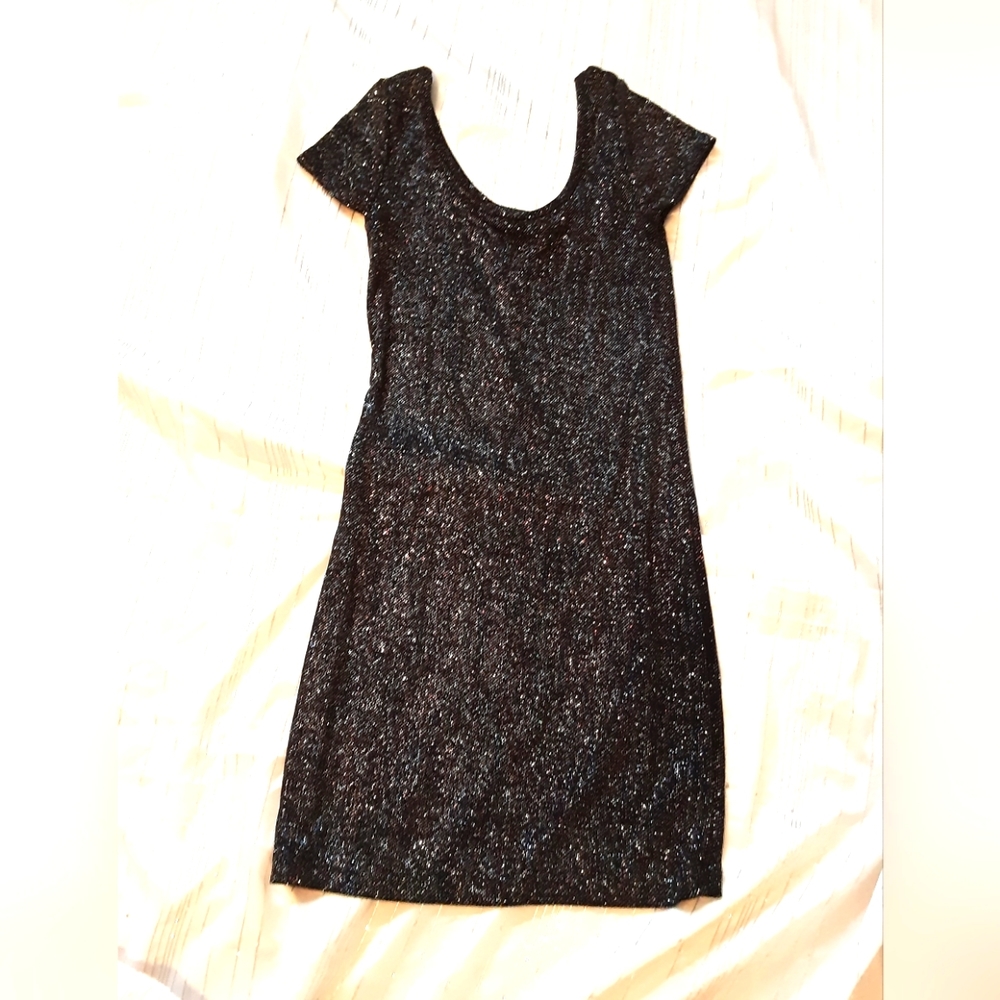 XXI  Twenty-one) Black Slinky Dress.
